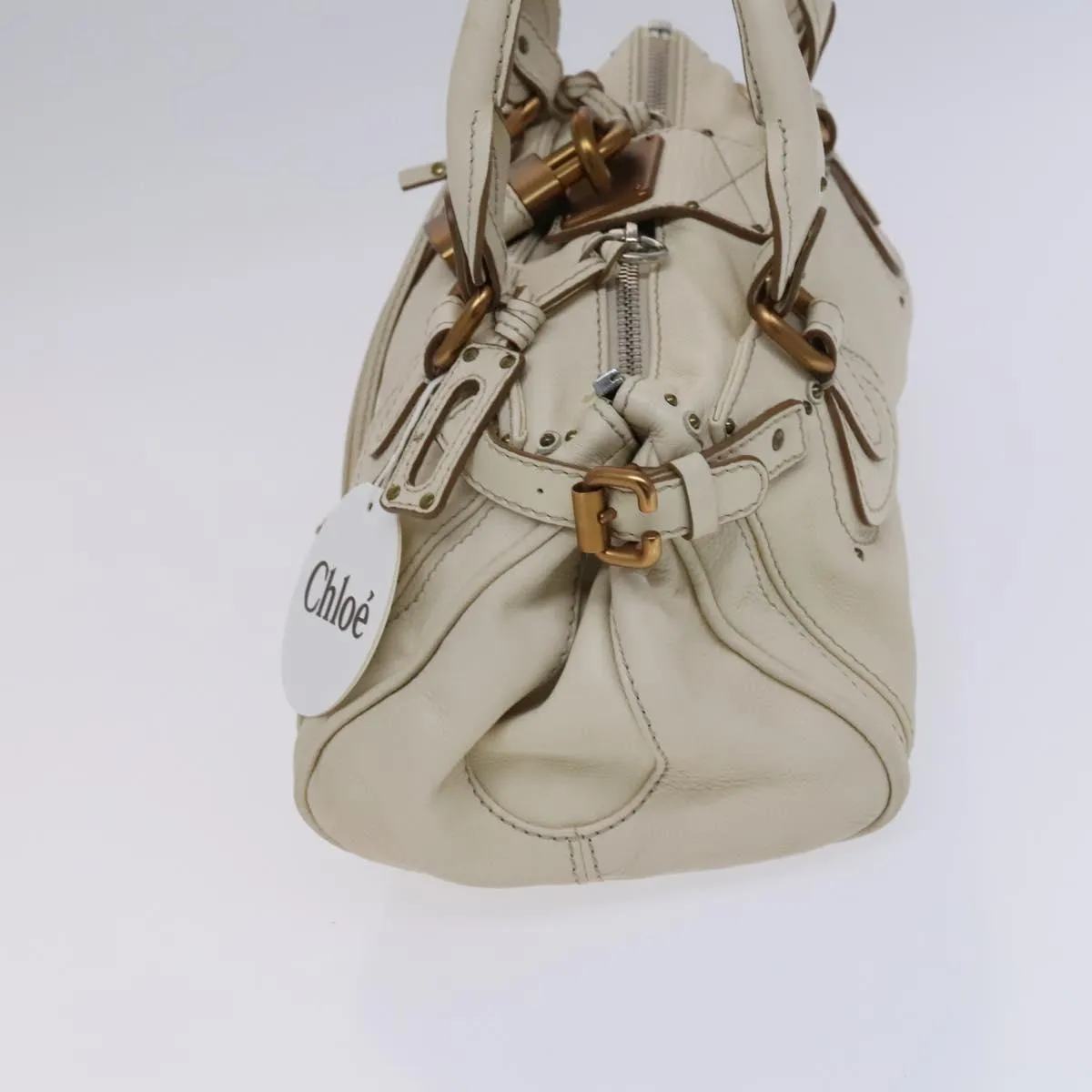 Chlo Paddington Leather Handbag (Pre-Owned)