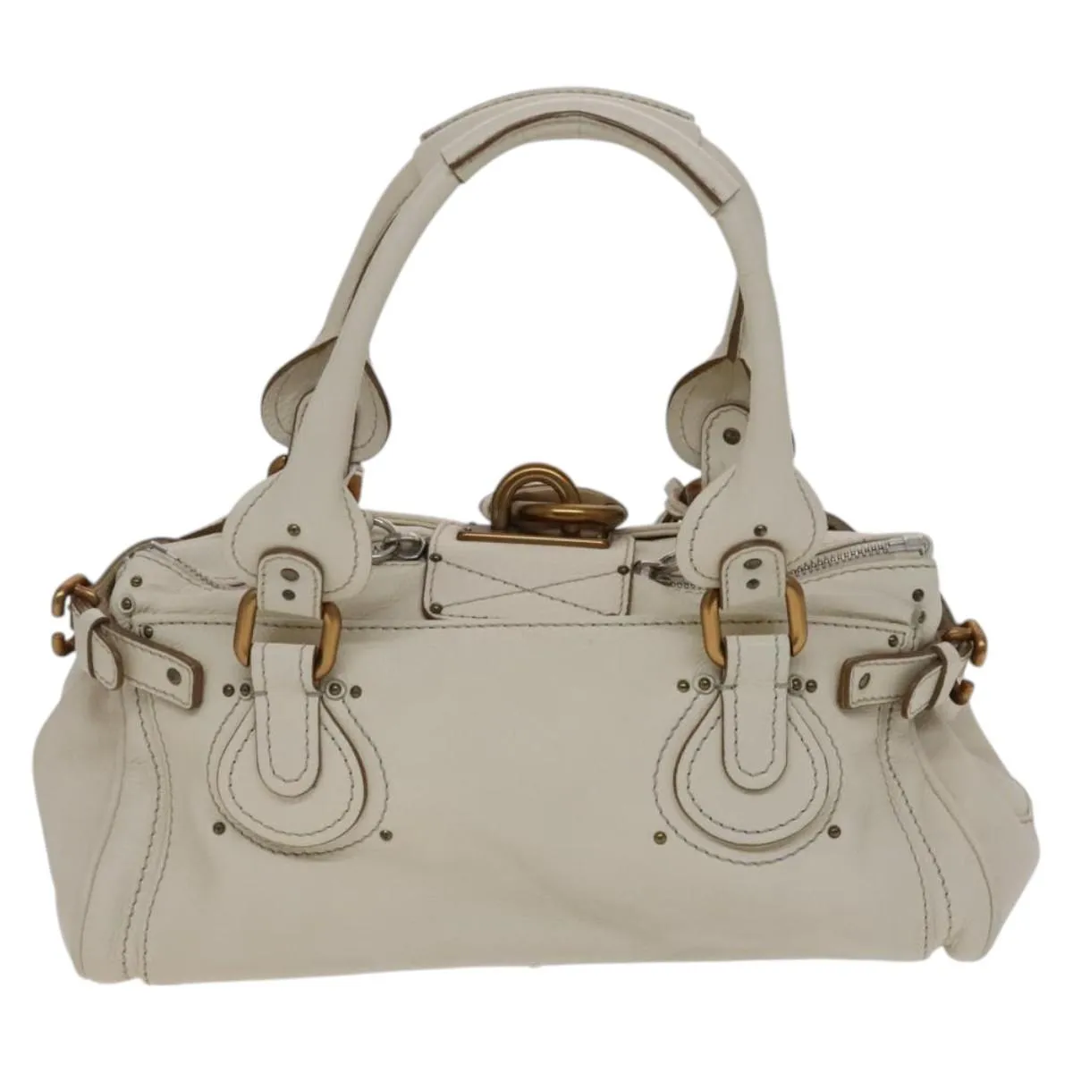 Chlo Paddington Leather Handbag (Pre-Owned)