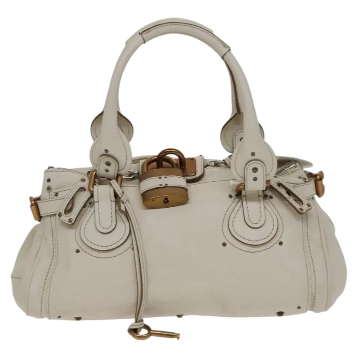 Chlo Paddington Leather Handbag (Pre-Owned)