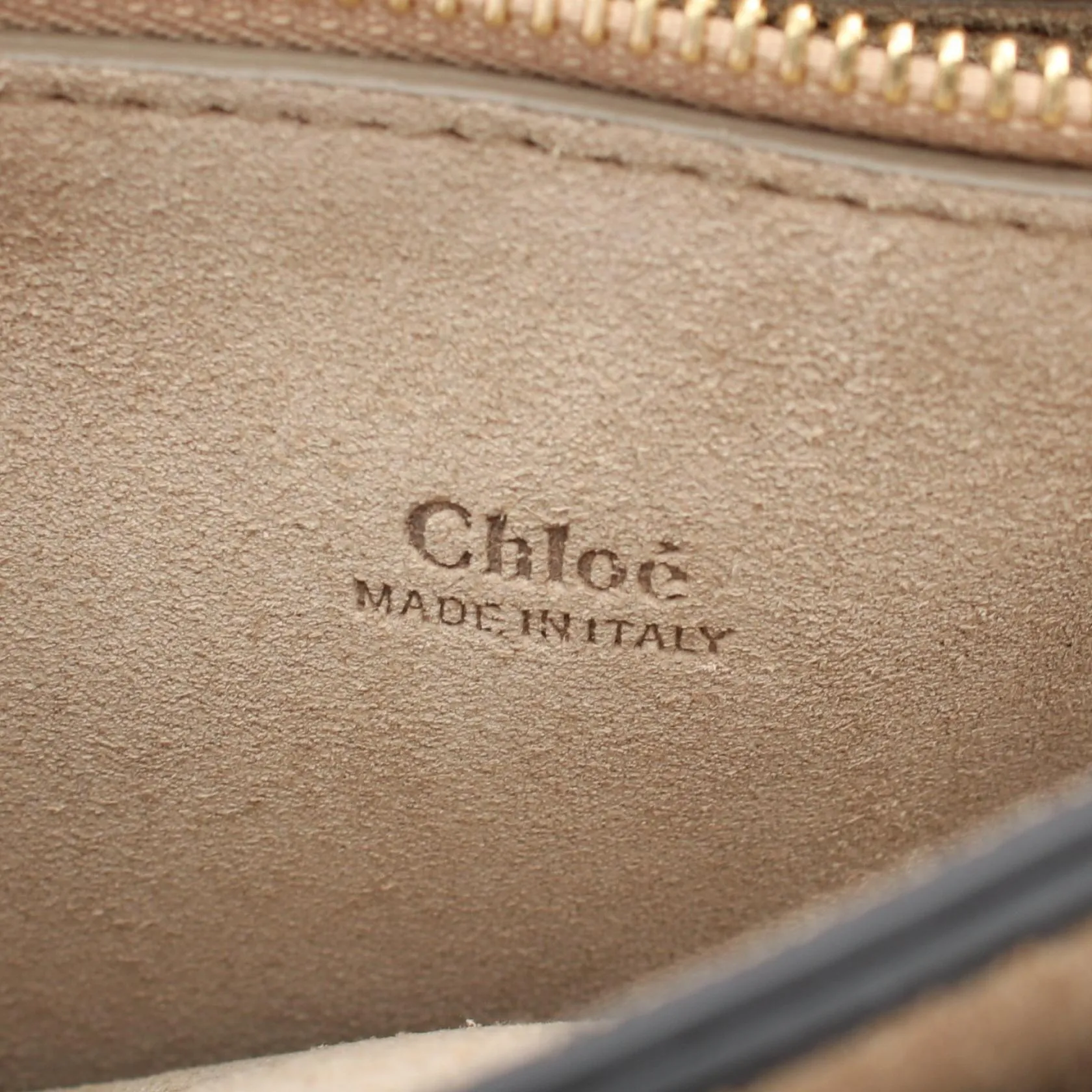 Chloe FAYE Leather Suede Handbag Black
