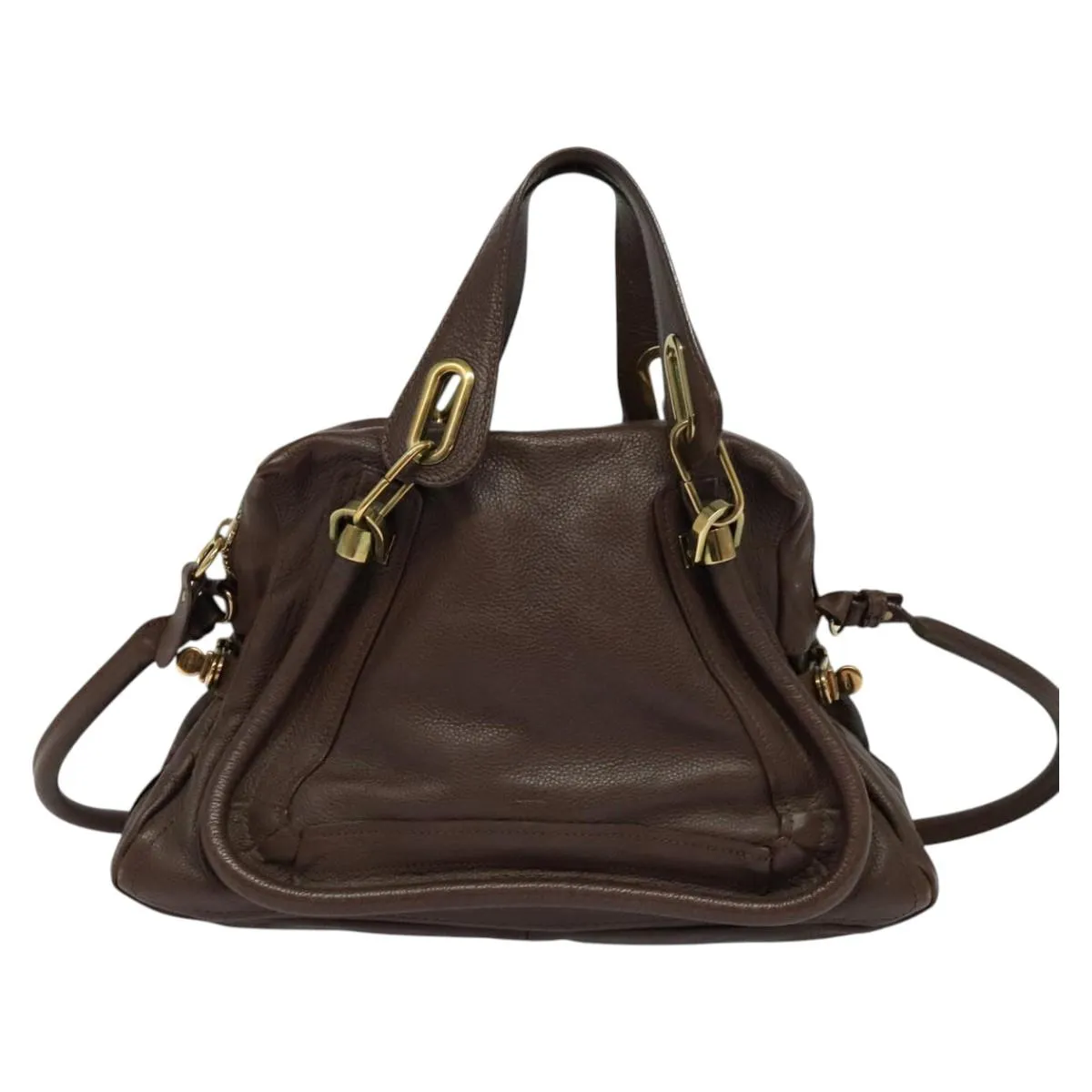 Chloe Paraty Leather Handbag (Pre-Owned)