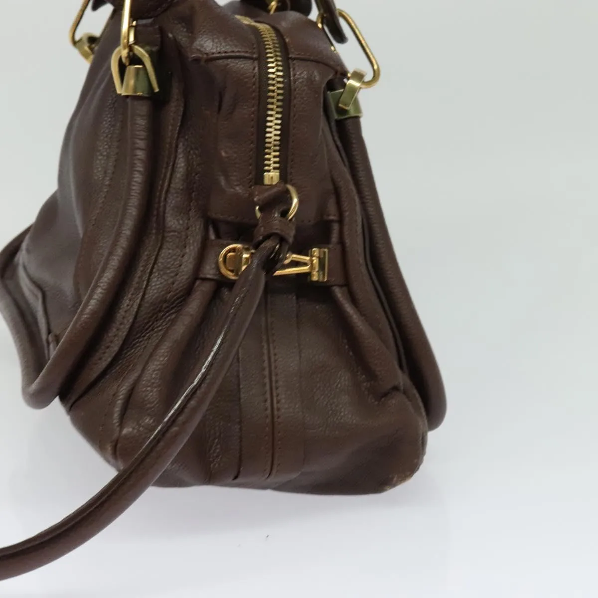 Chloe Paraty Leather Handbag (Pre-Owned)