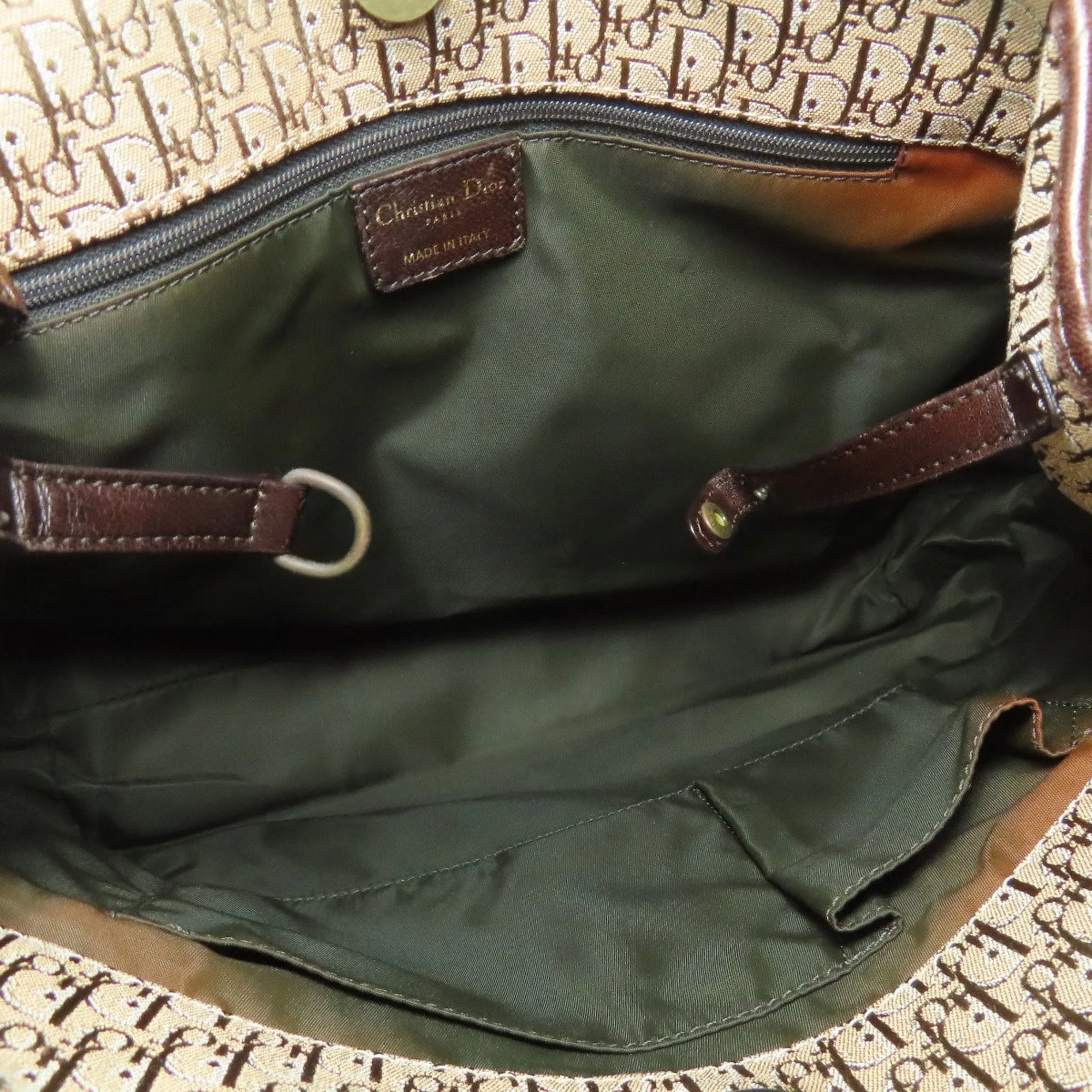 Christian Dior Canvas Handbag (Pre-Owned)