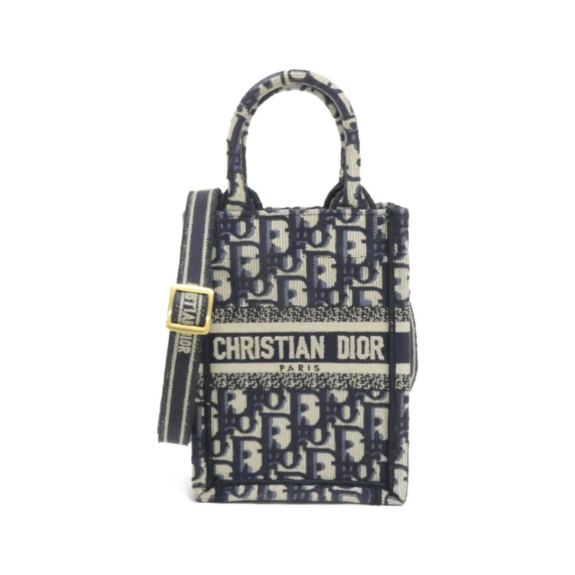 Christian Dior Canvas Handbag (Pre-Owned)