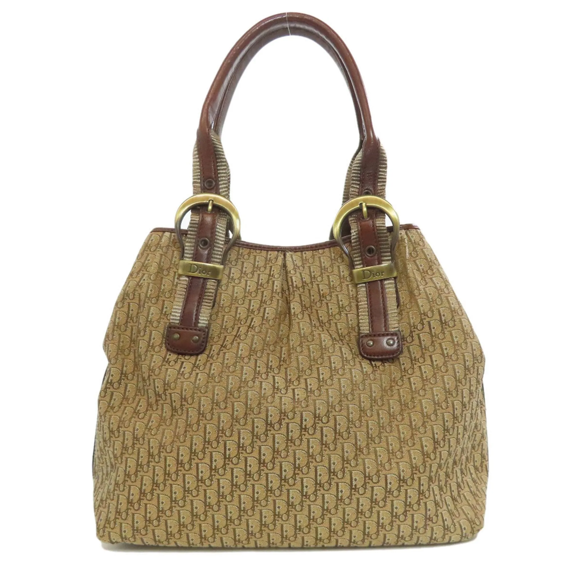 Christian Dior Canvas Handbag (Pre-Owned)