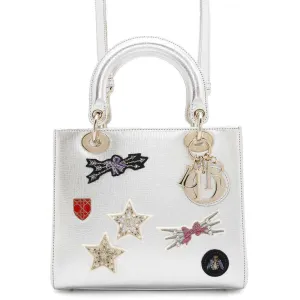 Christian Dior Lady Dior Leather Handbag (Pre-Owned)