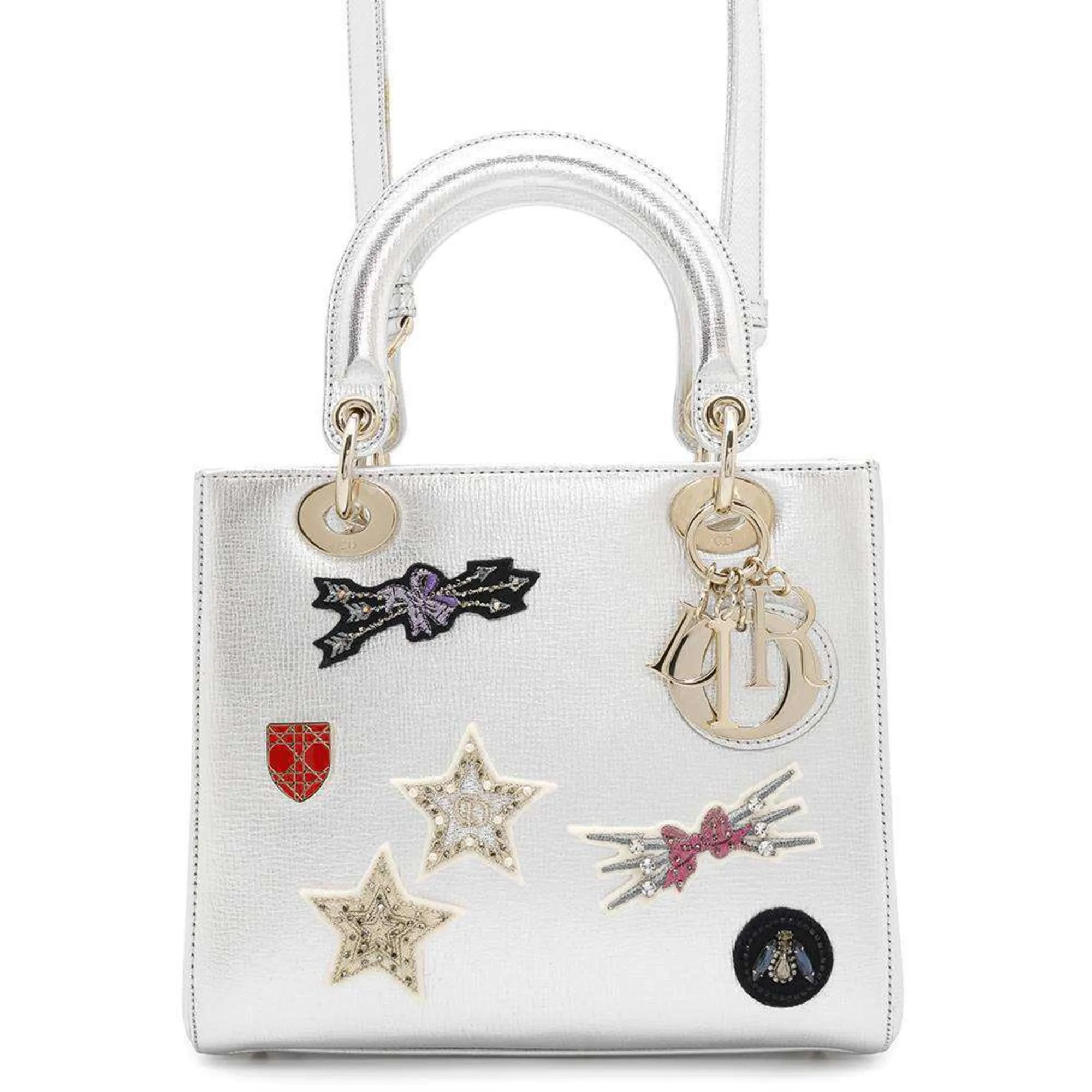 Christian Dior Lady Dior Leather Handbag (Pre-Owned)