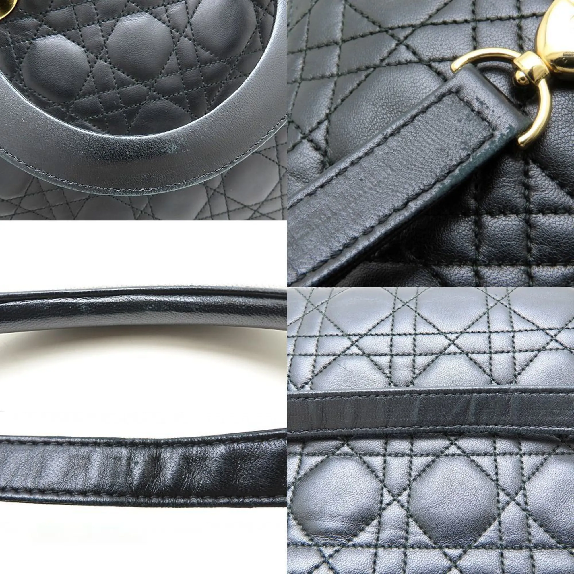 Christian Dior Leather Handbag (Pre-Owned)
