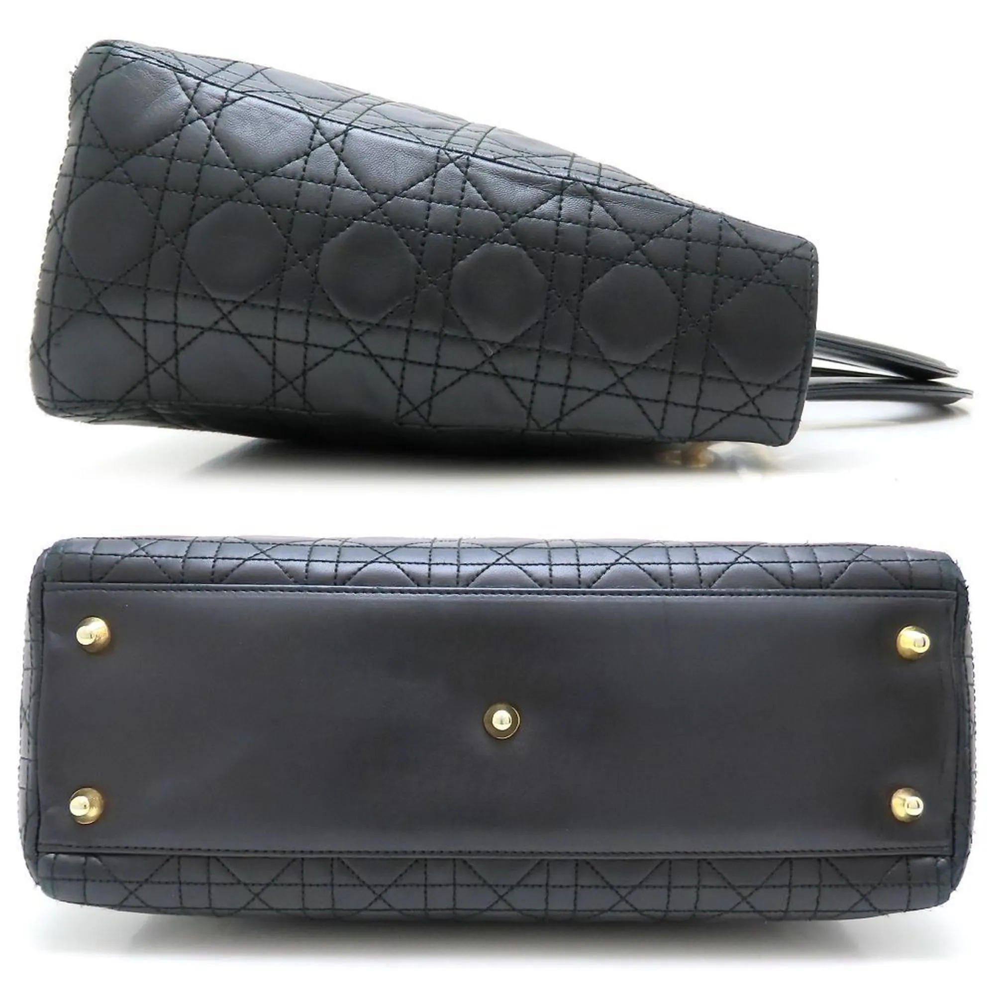 Christian Dior Leather Handbag (Pre-Owned)