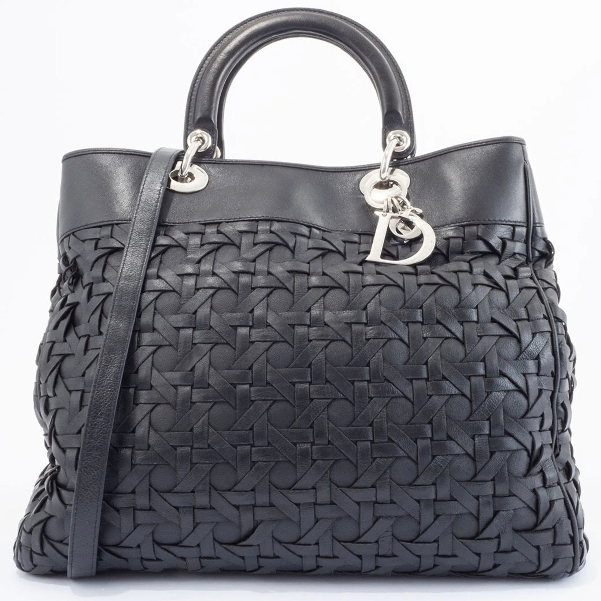 Christian Dior Leather Handbag (Pre-Owned)