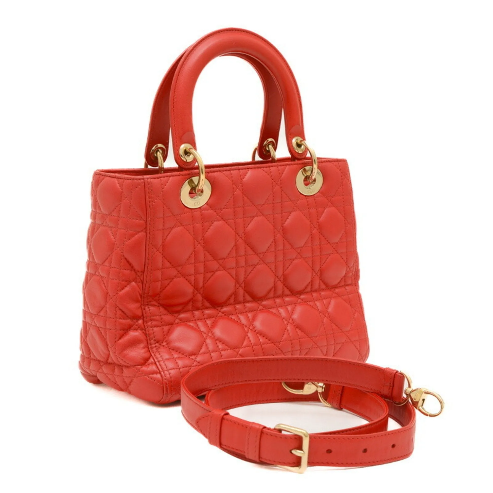 Christian Dior Leather Handbag (Pre-Owned)