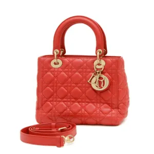 Christian Dior Leather Handbag (Pre-Owned)