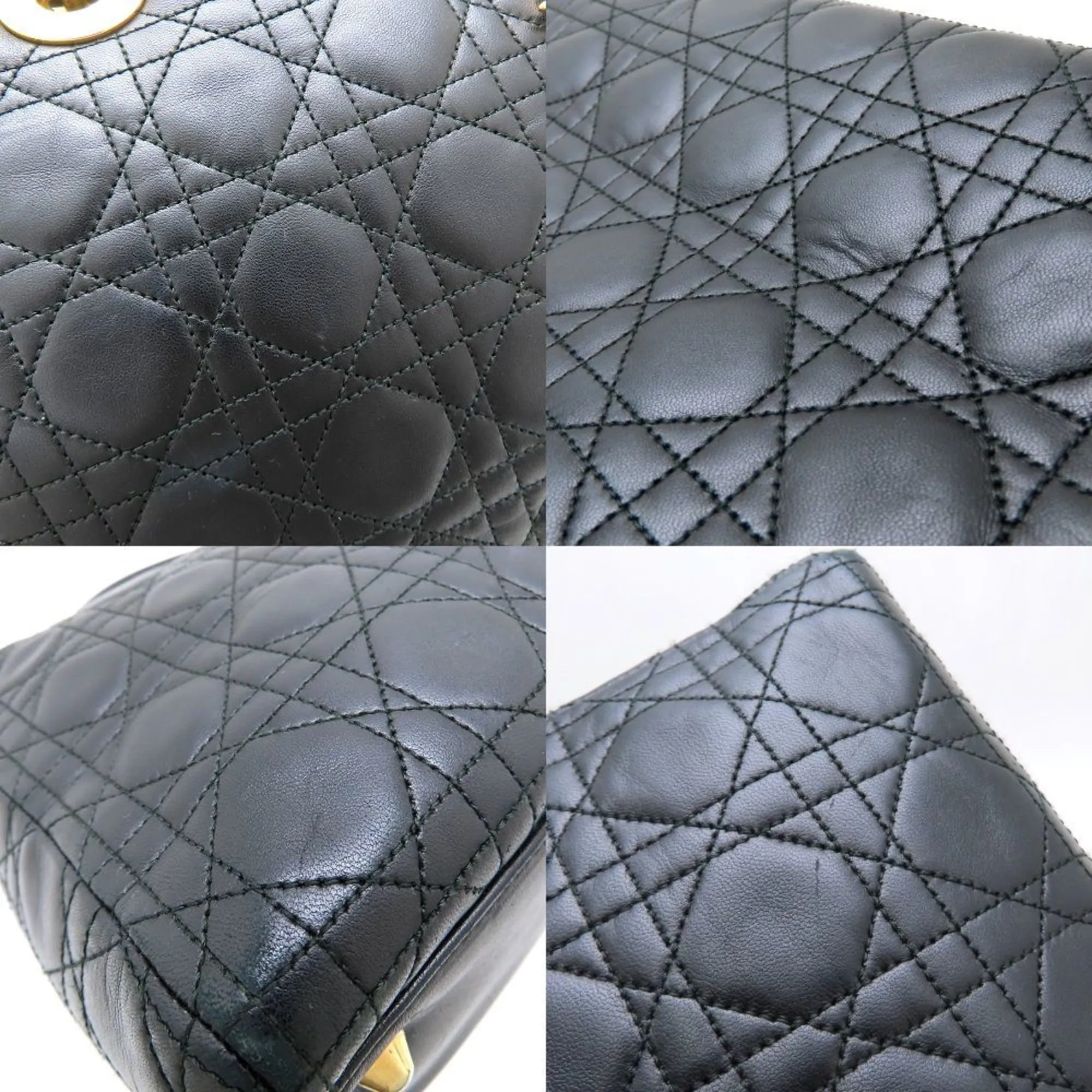 Christian Dior Leather Handbag (Pre-Owned)