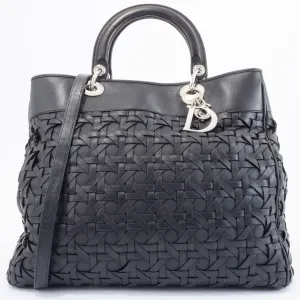 Christian Dior Leather Handbag (Pre-Owned)