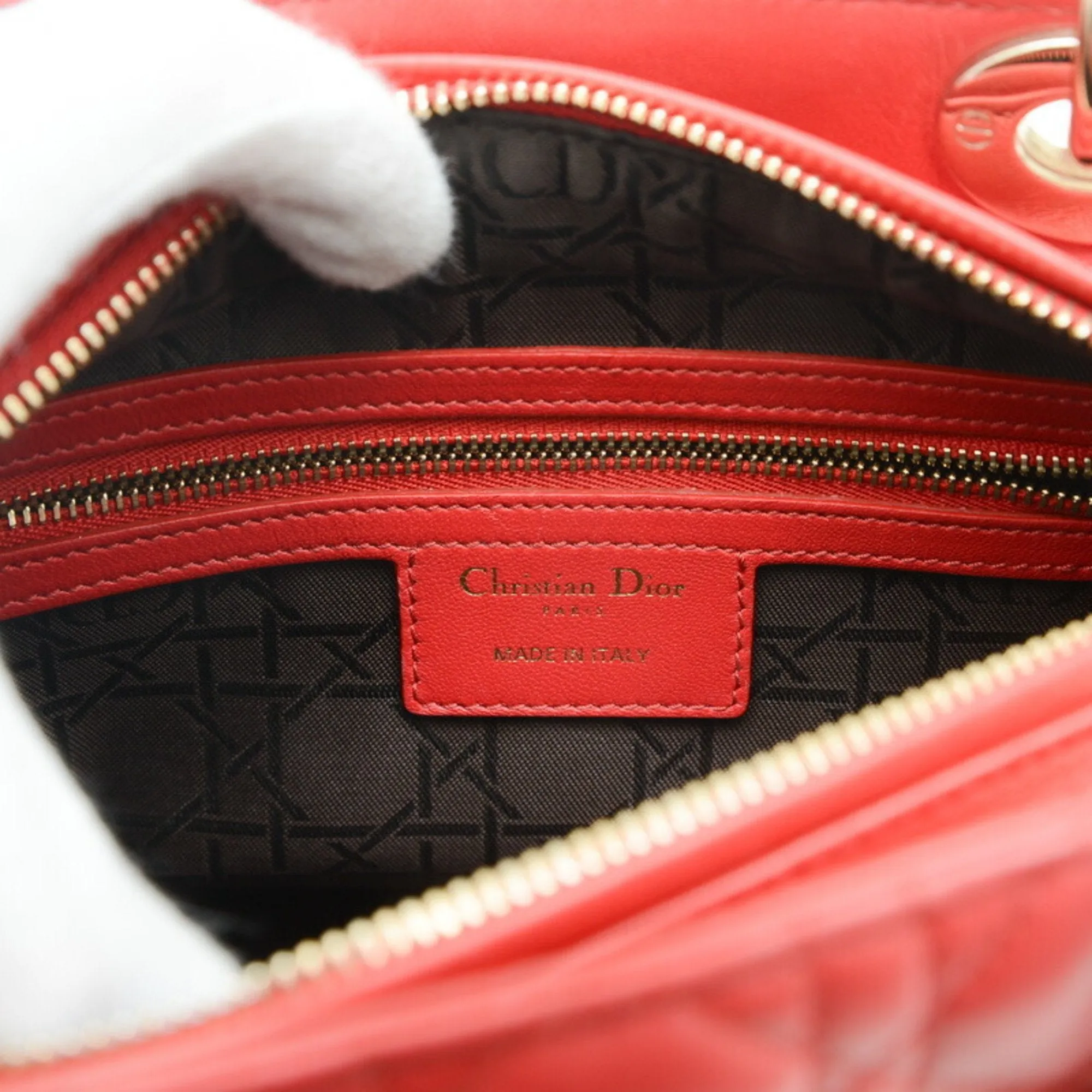 Christian Dior Leather Handbag (Pre-Owned)