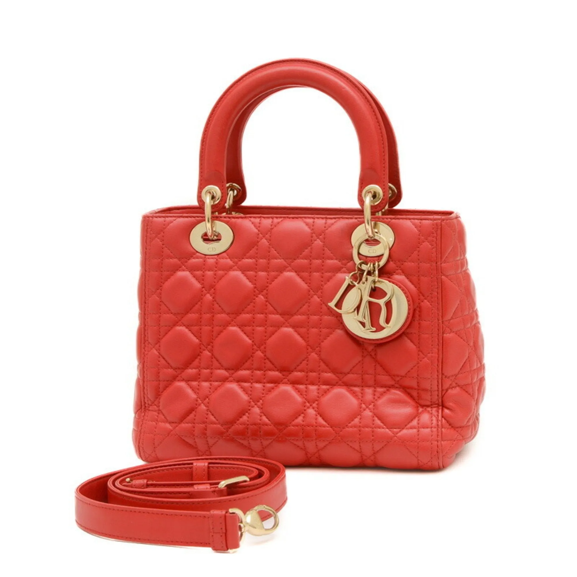 Christian Dior Leather Handbag (Pre-Owned)