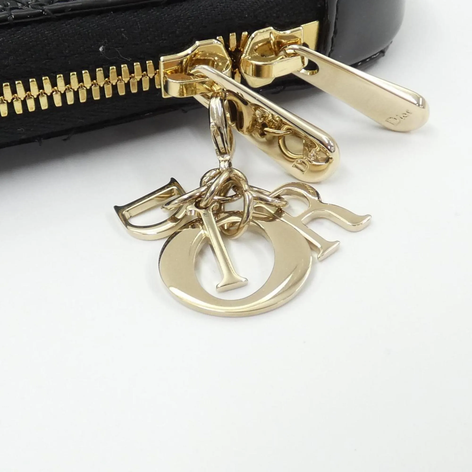 Christian Dior Leather Pochette Pouch (Pre-Owned)