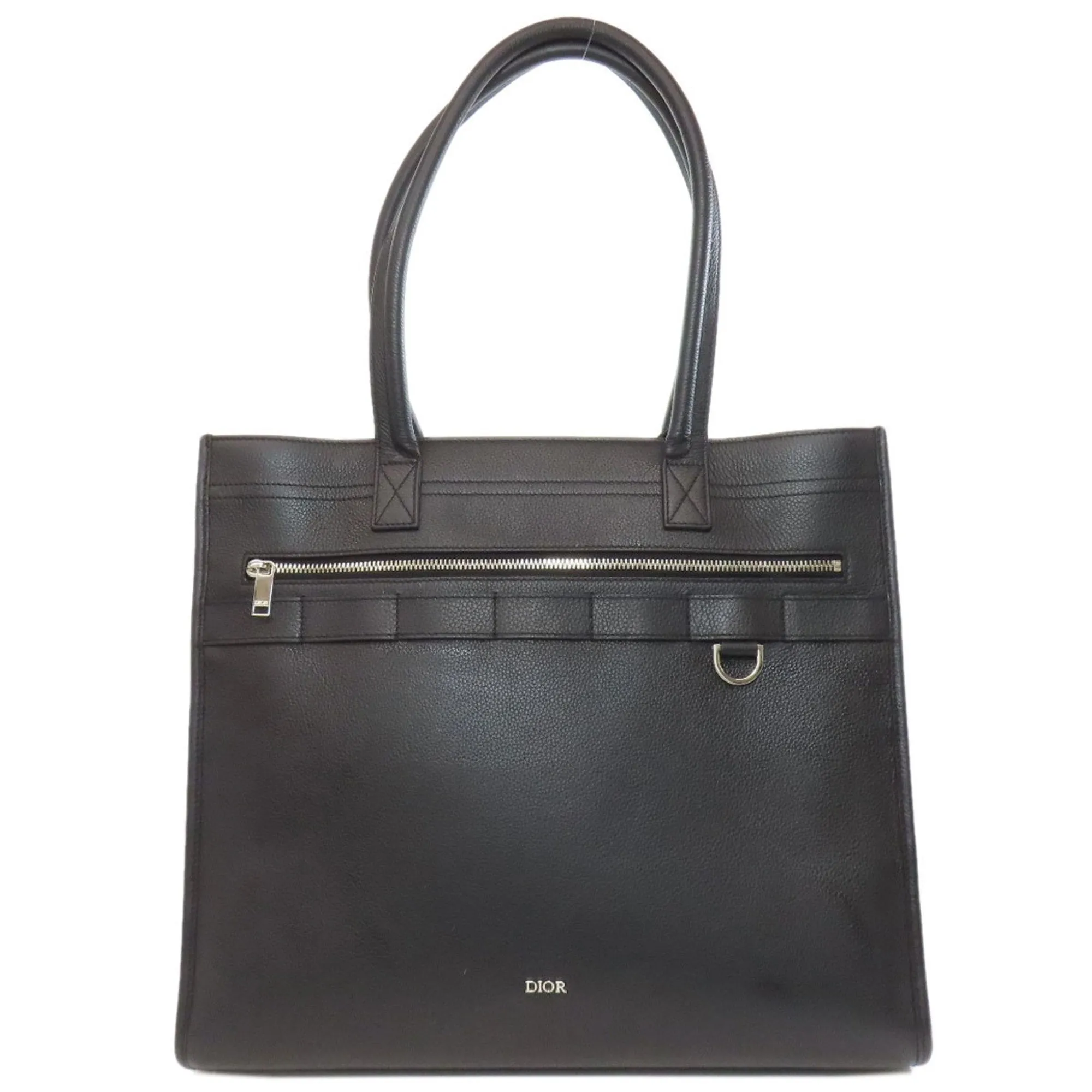 Christian Dior Leather Tote Bag (Pre-Owned)