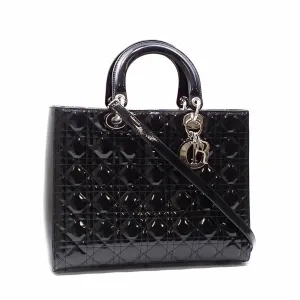 Christian Dior Patent Leather Handbag (Pre-Owned)