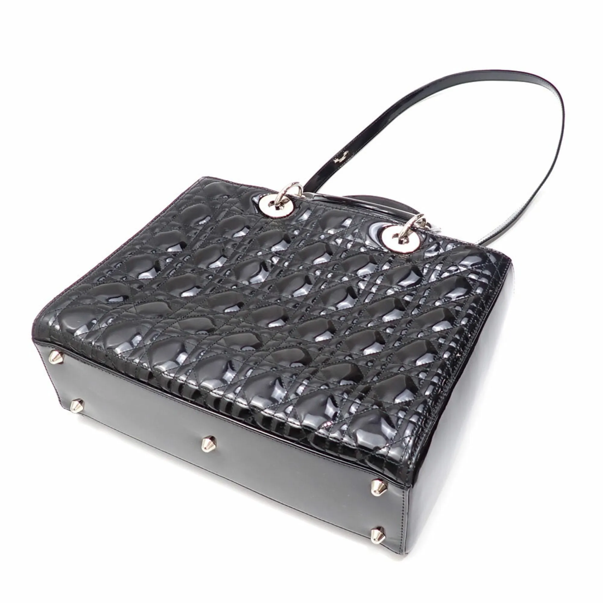 Christian Dior Patent Leather Handbag (Pre-Owned)