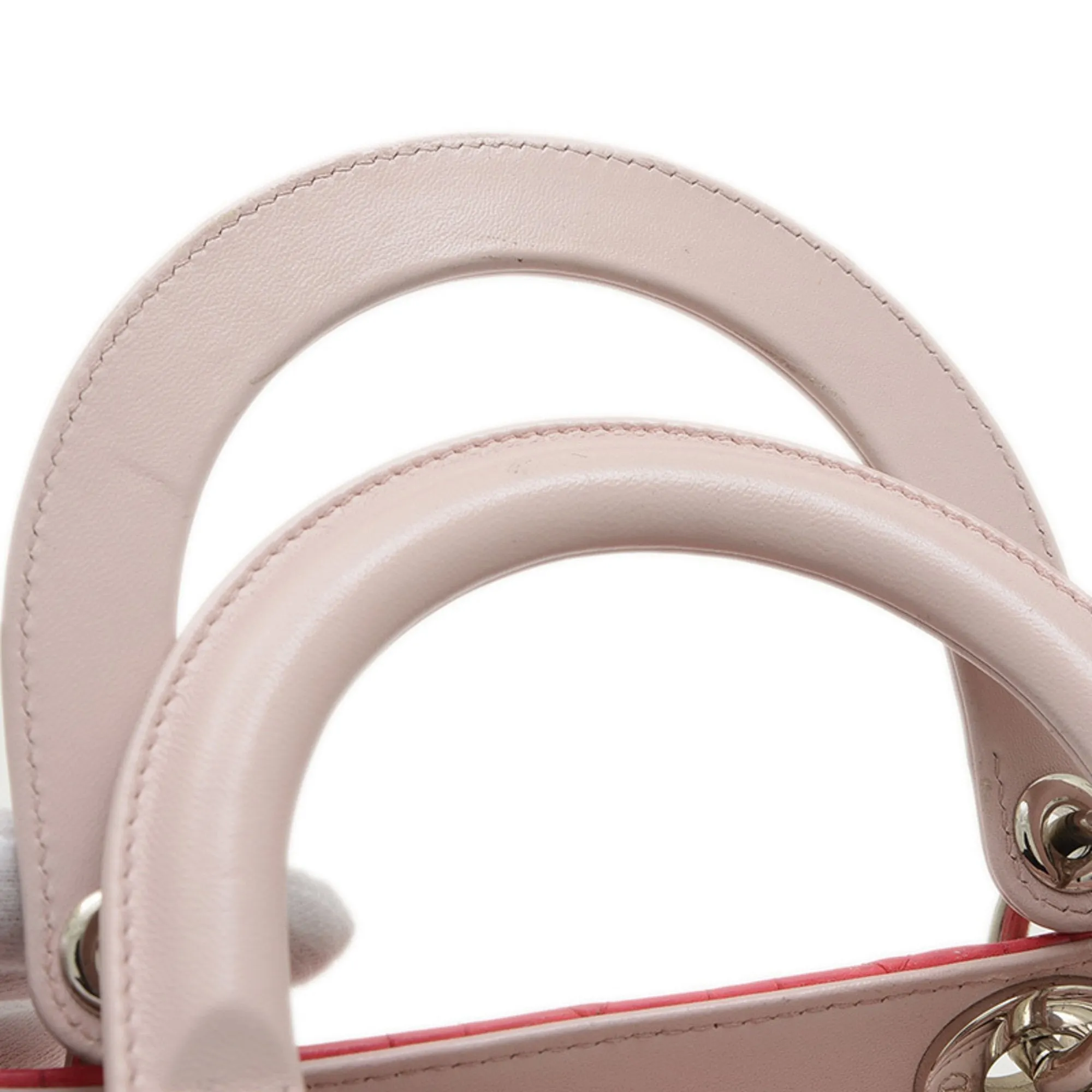 Christian Dior pink Leather Handbag (Pre-Owned)