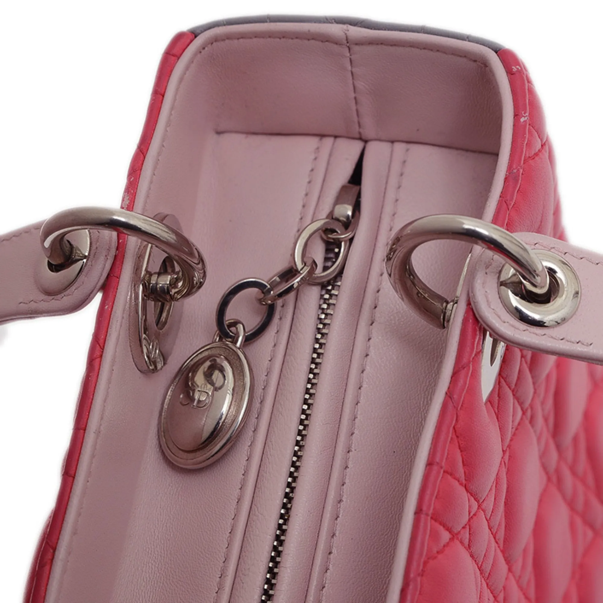 Christian Dior pink Leather Handbag (Pre-Owned)