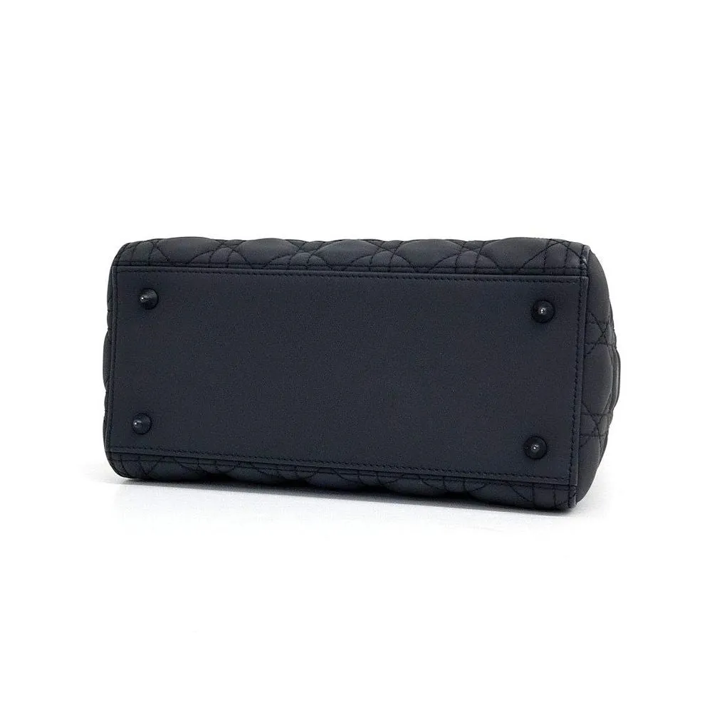 Christian Dior Ultra Matte Cannage Lady Bag Medium M0565