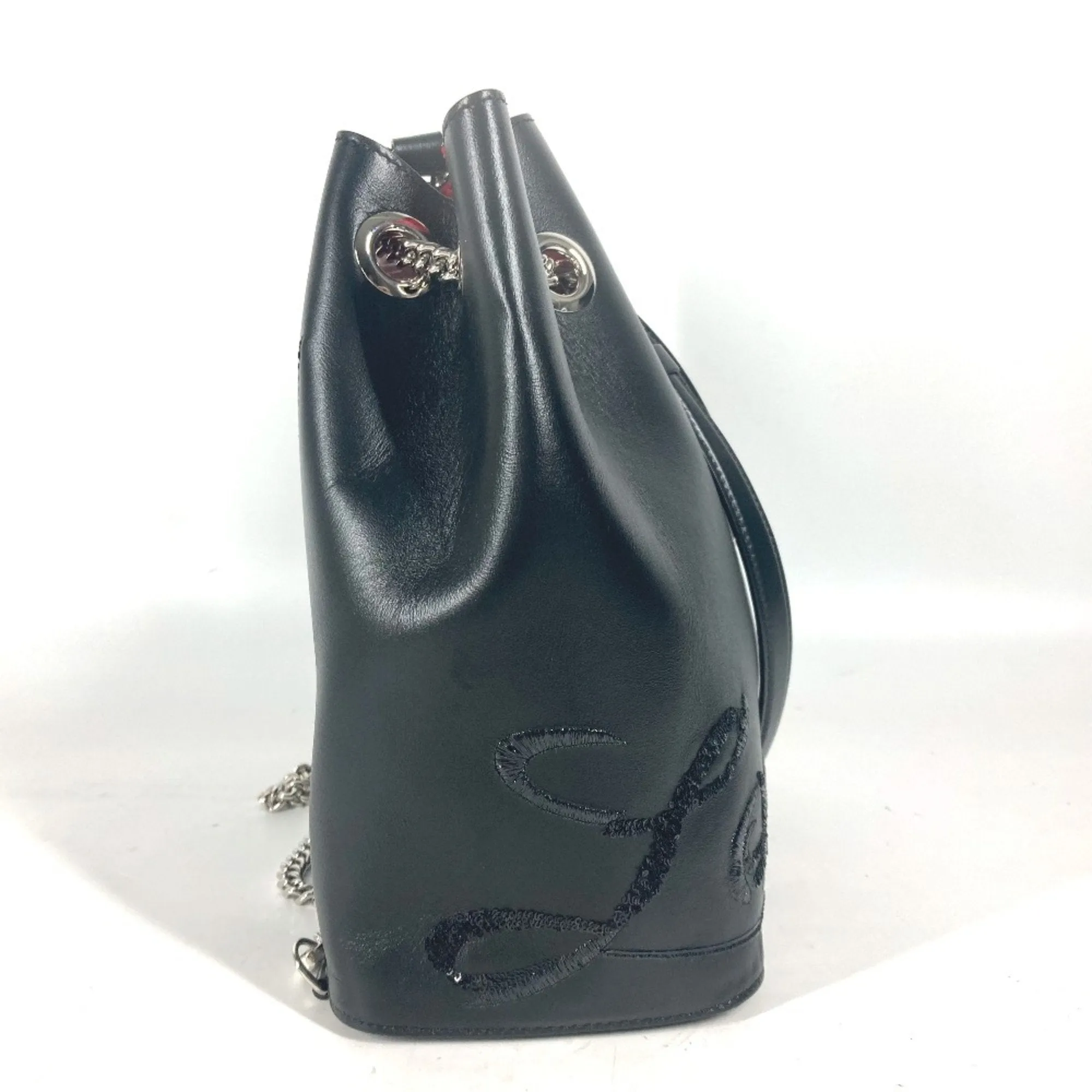 Christian Louboutin Marie Jane Leather Backpack Bag (Pre-Owned)