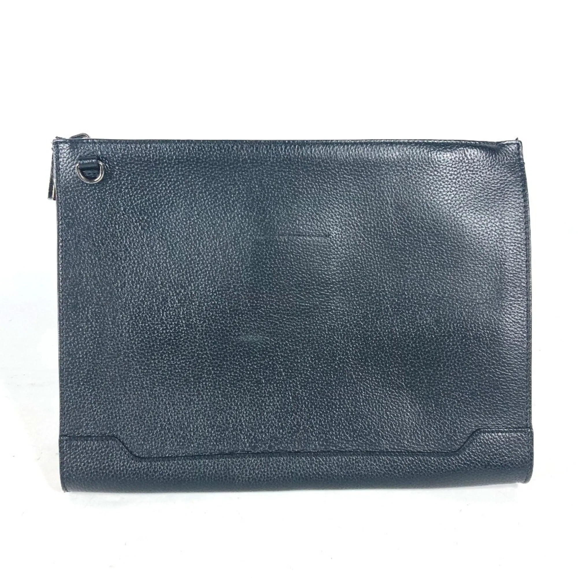 Christian Louboutin Sky Pouch Leather Clutch Bag (Pre-Owned)