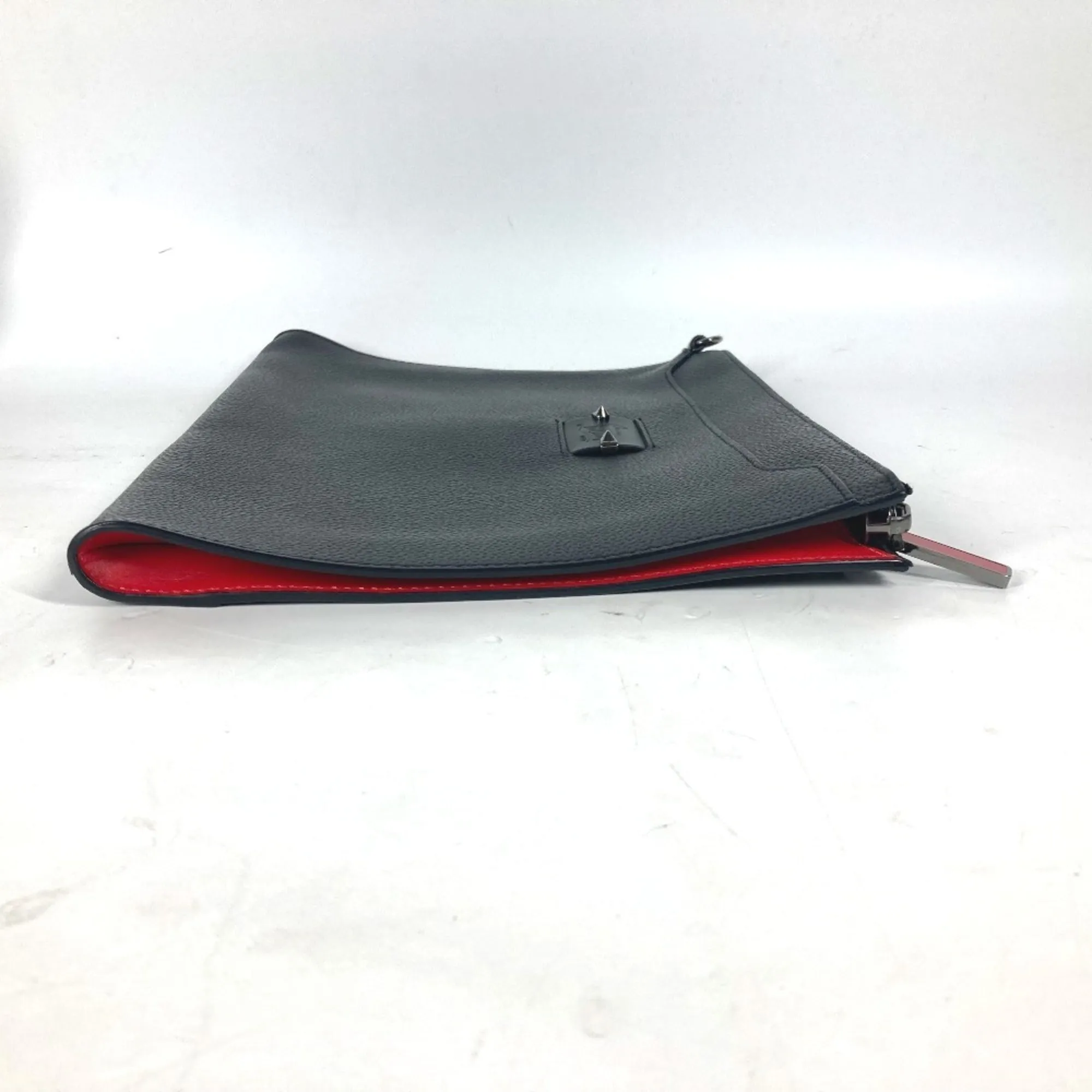Christian Louboutin Sky Pouch Leather Clutch Bag (Pre-Owned)