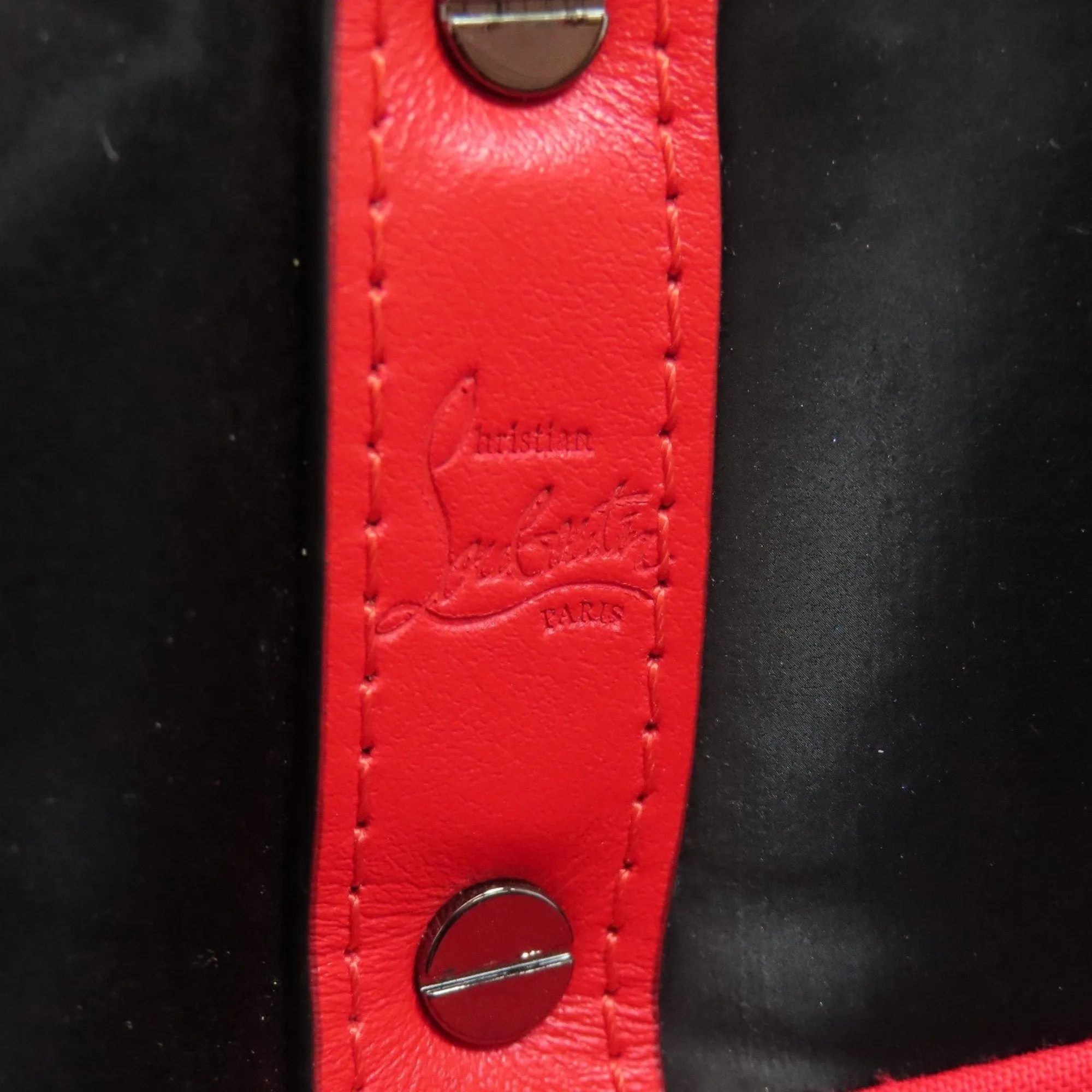 Christian Louboutin Velvet Tote Bag (Pre-Owned)