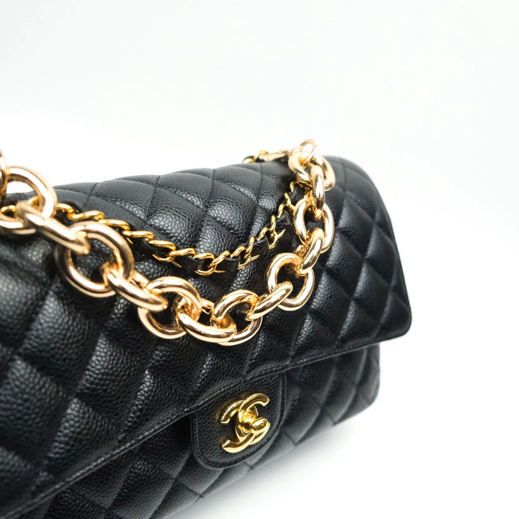 Circle Link Loop Chain (Gold)