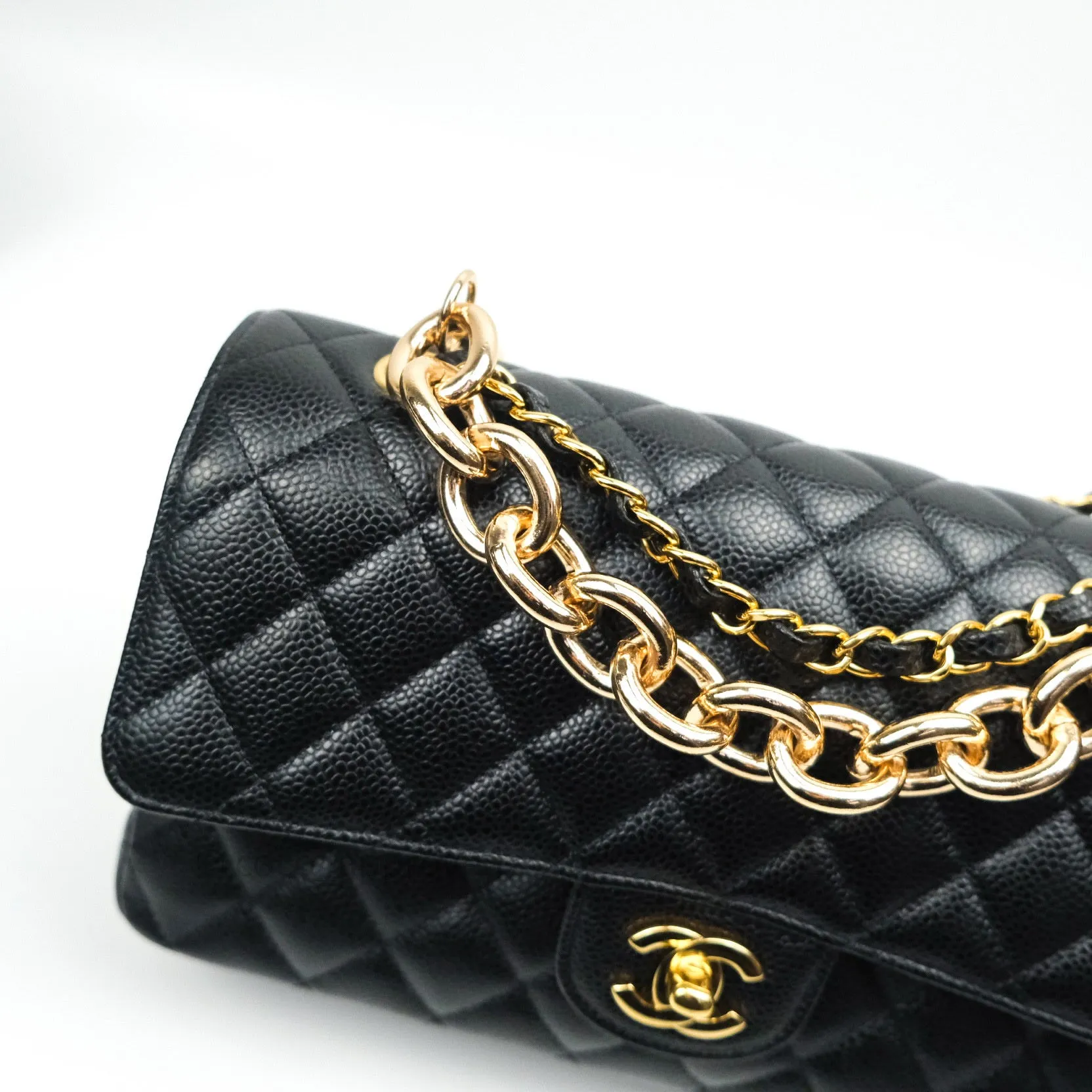 Circle Link Loop Chain (Gold)