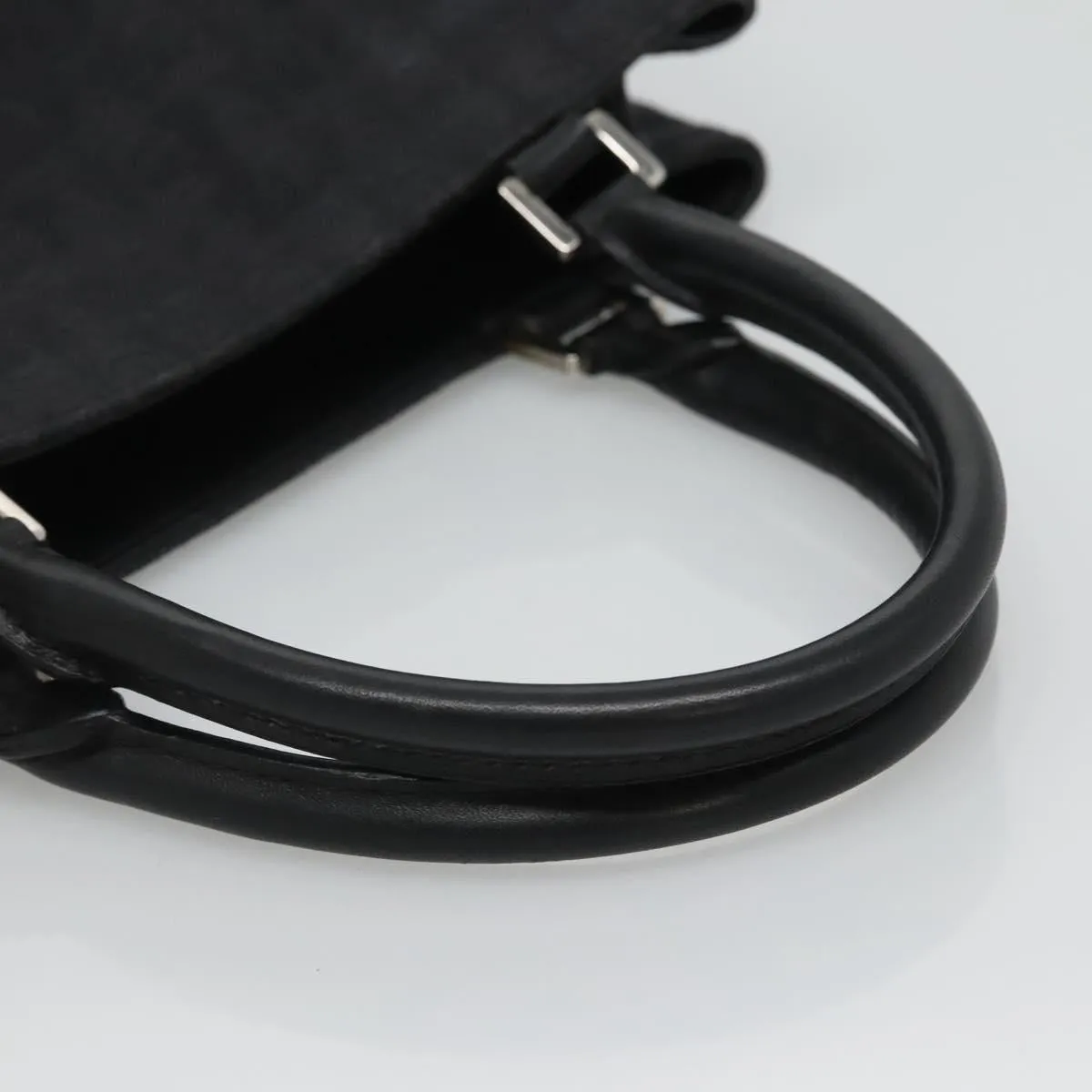 Cline C Canvas Handbag (Pre-Owned)