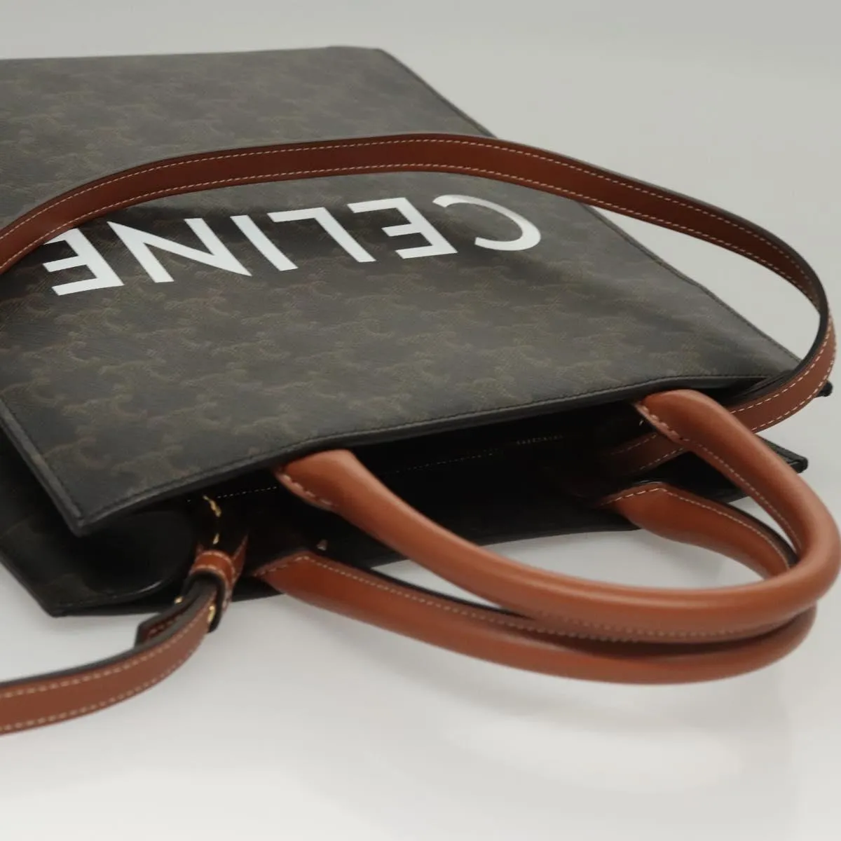 Cline Cabas Canvas Tote Bag (Pre-Owned)