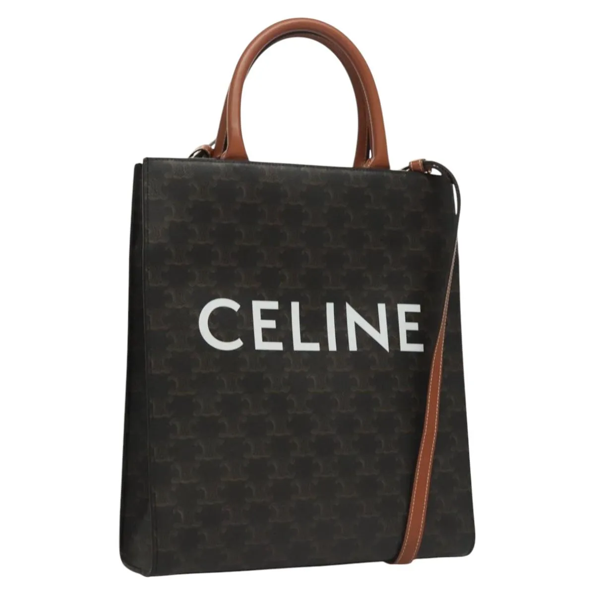 Cline Cabas Canvas Tote Bag (Pre-Owned)