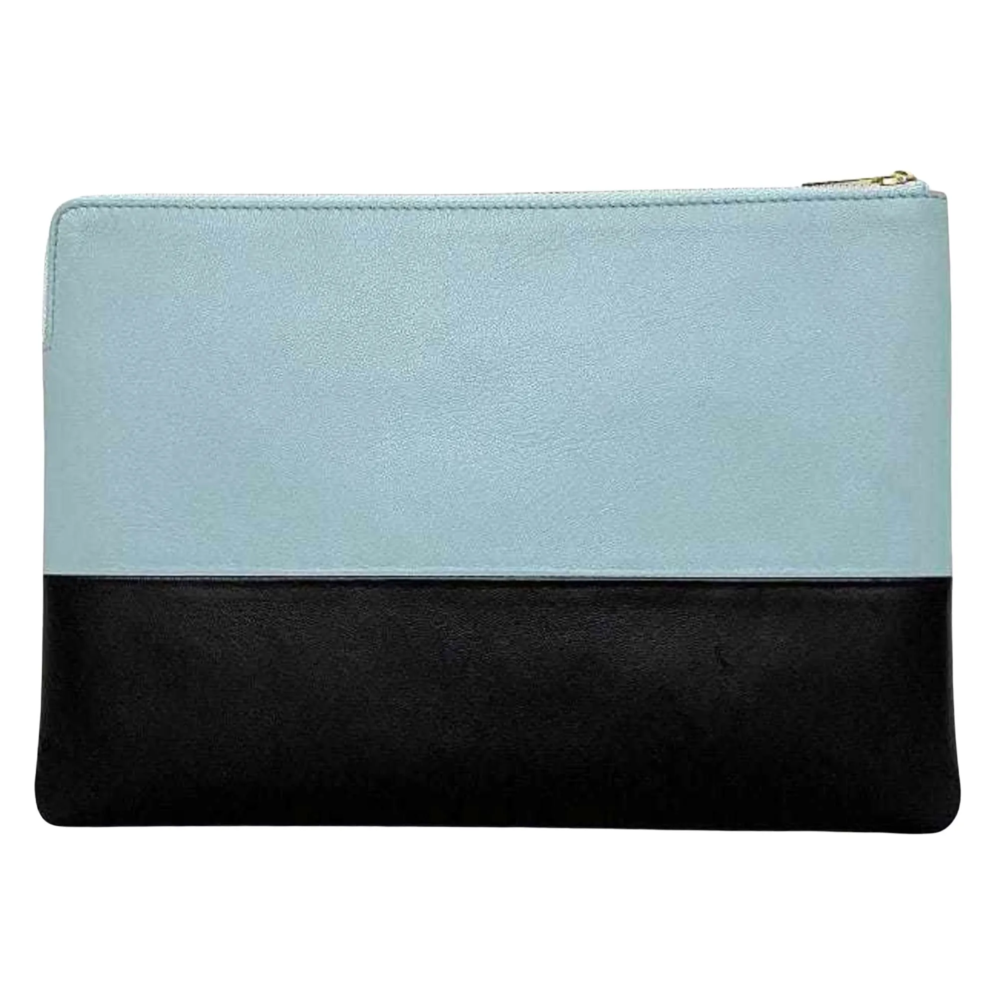 Cline Leather Clutch Bag (Pre-Owned)