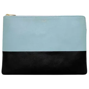 Cline Leather Clutch Bag (Pre-Owned)