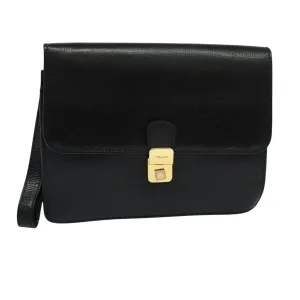 Cline Leather Clutch Bag (Pre-Owned)