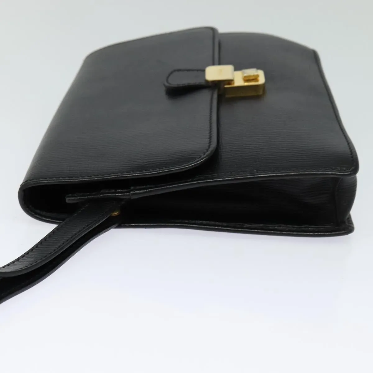 Cline Leather Clutch Bag (Pre-Owned)