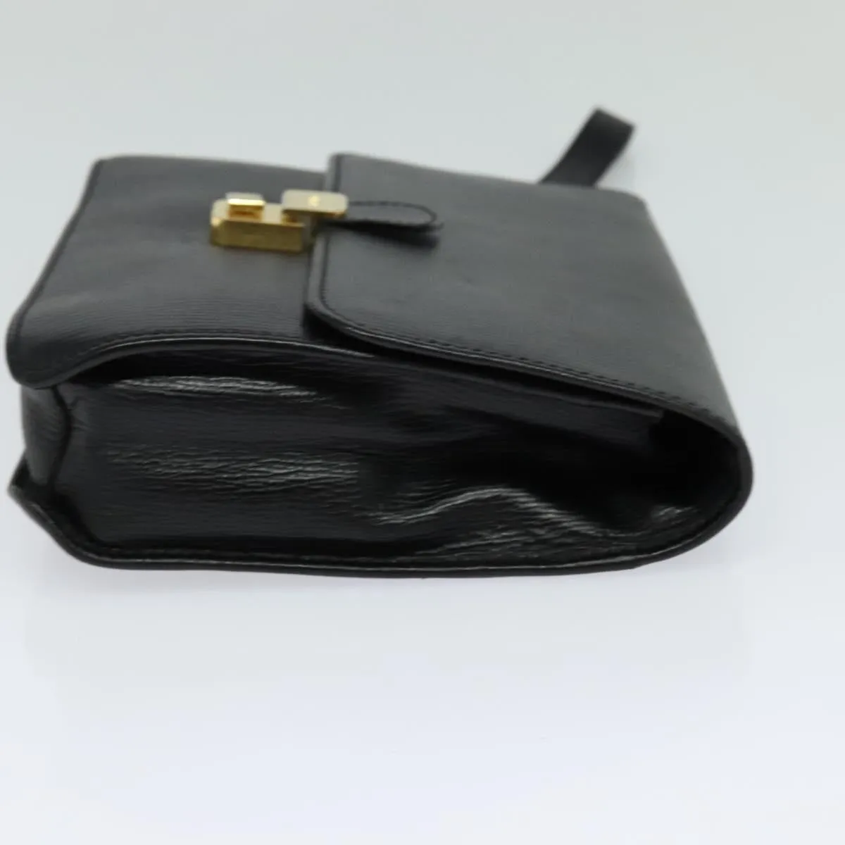 Cline Leather Clutch Bag (Pre-Owned)