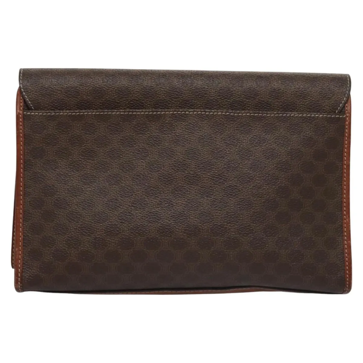 Cline Macadam Canvas Clutch Bag (Pre-Owned)