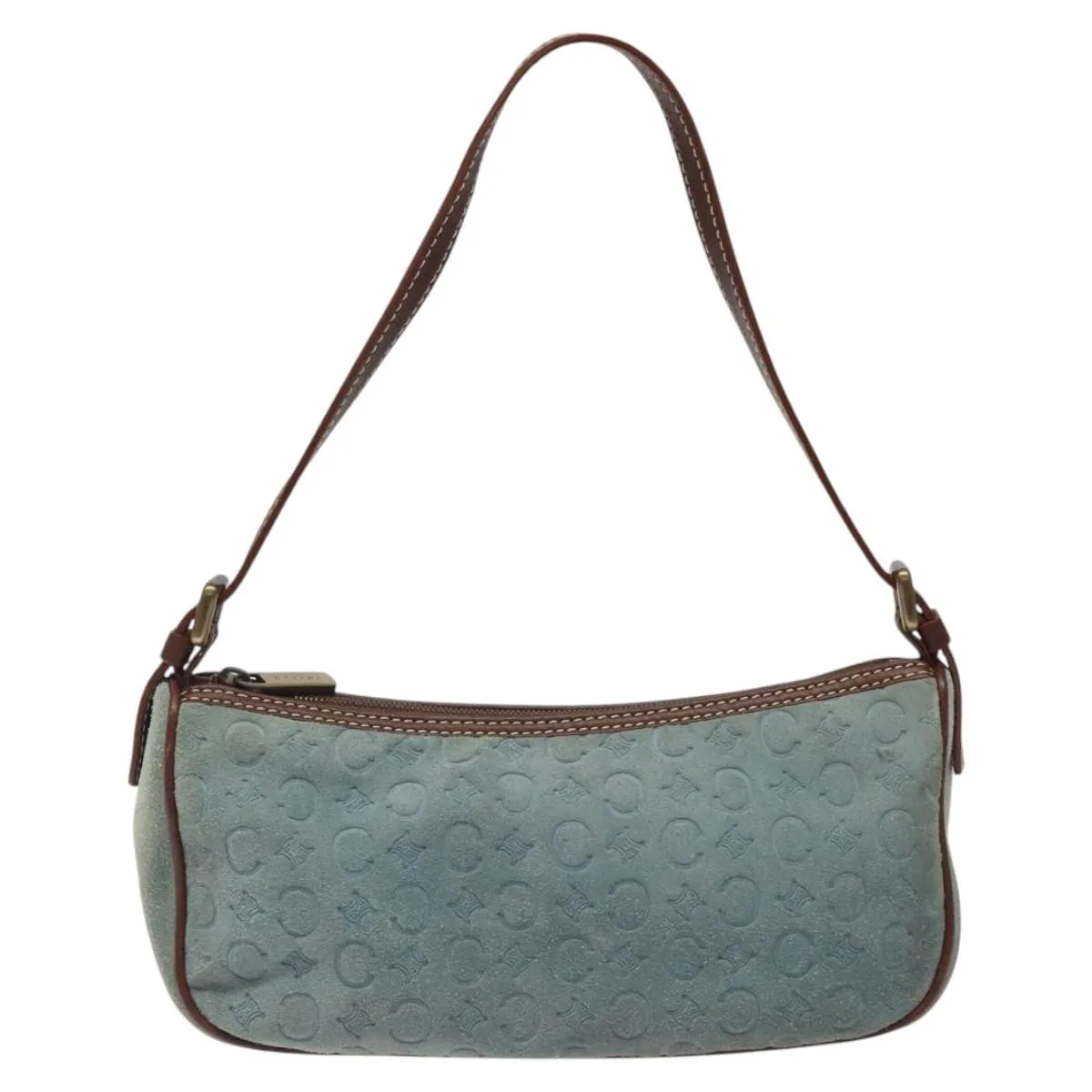 Cline Macadam Suede Clutch Bag (Pre-Owned)