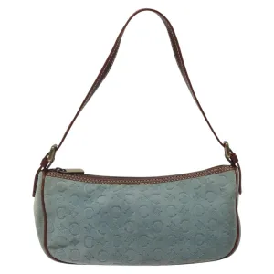 Cline Macadam Suede Clutch Bag (Pre-Owned)
