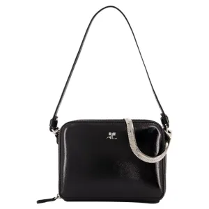 Cloud Chained Naplack Purse - Courreges - Leather - Black