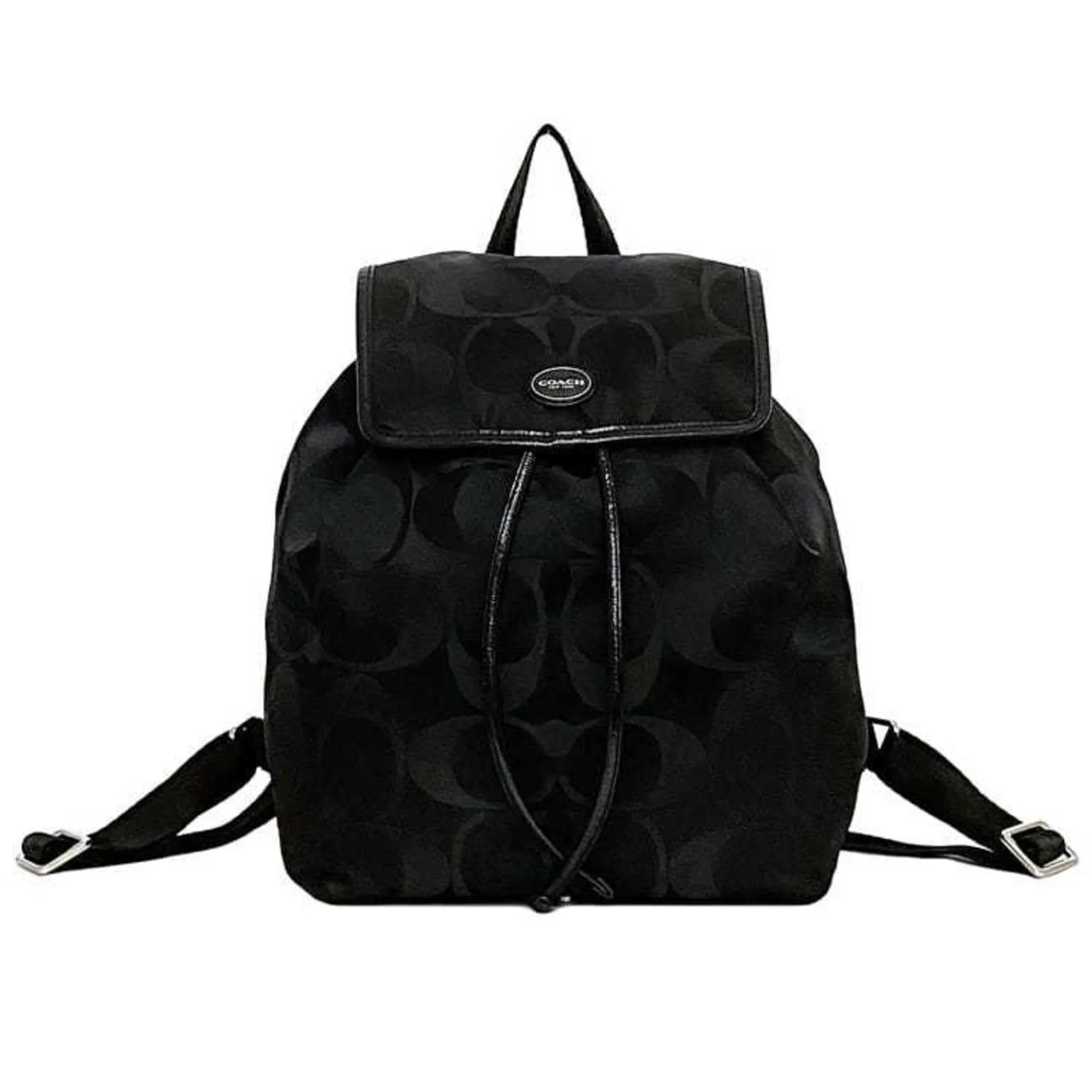 Coach Canvas Leather Backpack (Pre-Owned)