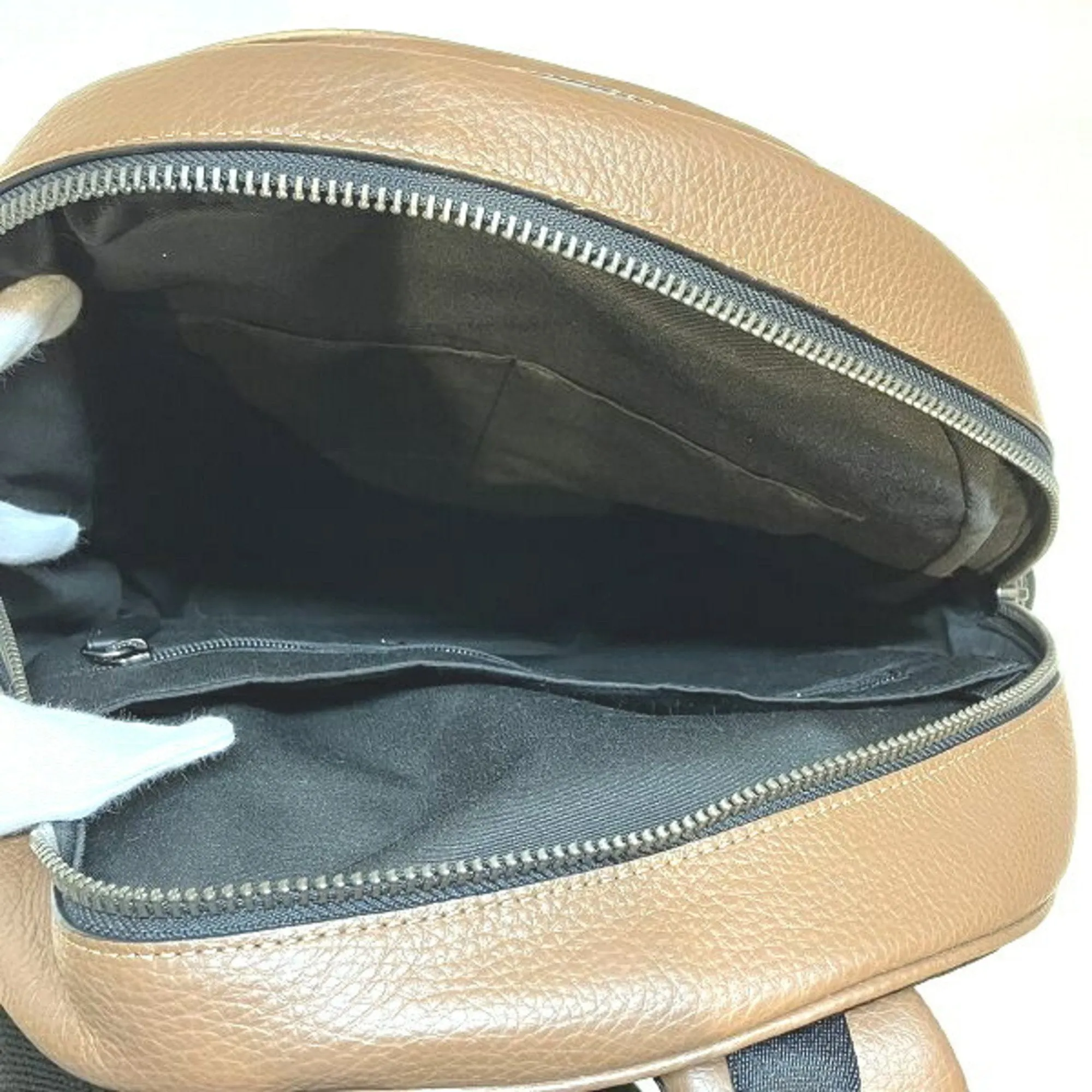 Coach   Canvas Leather Backpack (Pre-Owned)