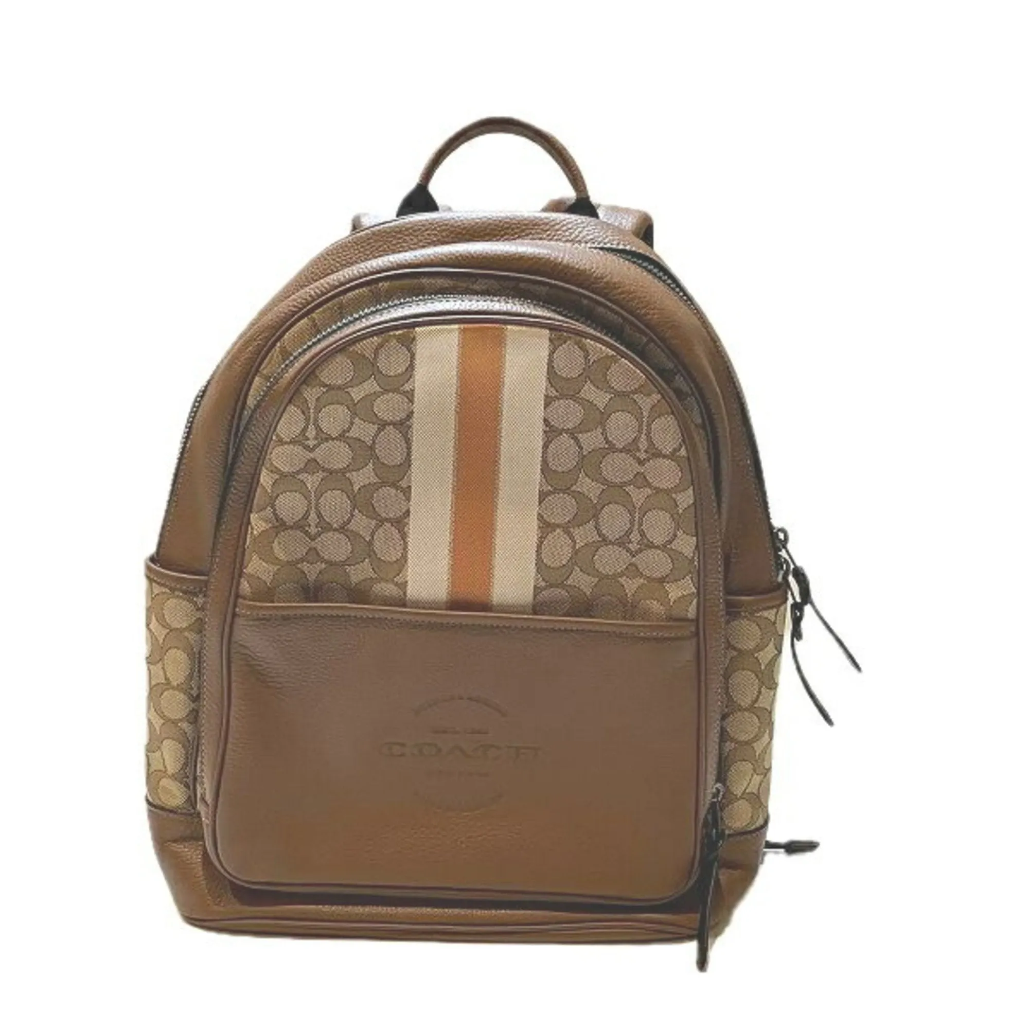 Coach   Canvas Leather Backpack (Pre-Owned)