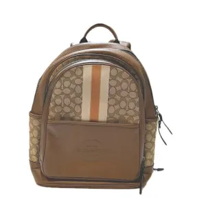 Coach   Canvas Leather Backpack (Pre-Owned)