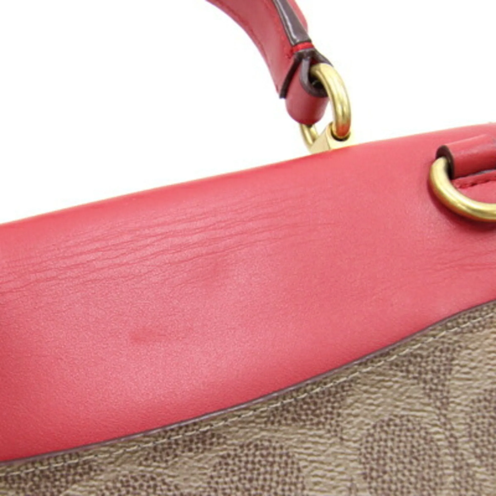 Coach   Color Pvc Leather Handbag (Pre-Owned)